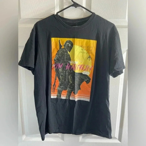 Star Wars -  The Mandalorian - Large T Shirt - Picture 2 of 4